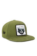hip hop kids ay logolu yesil cocuk sapka