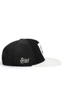 hip hop kids bukalemun logolu beyaz-siyah cocuk trucker sapka