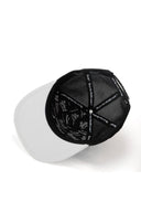 hip hop kids bukalemun logolu beyaz-siyah cocuk trucker sapka