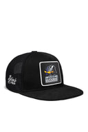 hip hop kids duckside logolu siyah cocuk trucker sapka