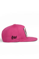 hip hop kids dudak logolu pembe cocuk beyzbol sapka