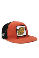hip hop kids jaguar logolu kiremit-siyah cocuk trucker sapka