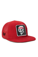 hip hop kids kurukafa logolu krmz cocuk trucker sapka