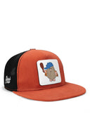 hip hop kids magara adam logolu kiremit-siyah cocuk trucker sapka