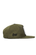 hip hop kids panter logolu haki cocuk sapka