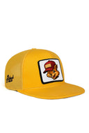 hip hop kids sincap logolu sar cocuk trucker sapka
