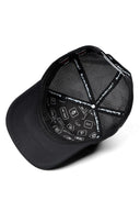 hiphopjobz 2026 logolu siyah trucker sapka