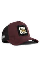 hot girl club logolu kahve trucker sapka