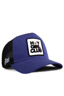 hot girl club logolu siyah-mavi trucker sapka