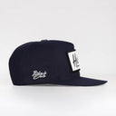 hustle logolu lacivert hip hop sapka