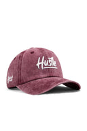 hustle naksl vintage beyzbol bordo sapka