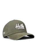 hustle naksl vintage beyzbol haki sapka