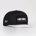 i hate people logolu beyaz-siyah hip hop sapka