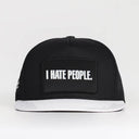 i hate people logolu beyaz-siyah hip hop sapka