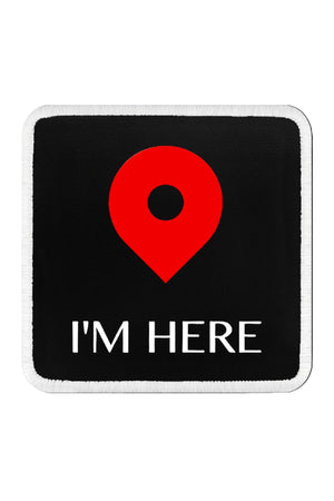 I'm Here – BlackBörk velcro cap patch