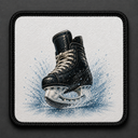 Ice Skates patch for BlackBork caps