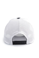 ihtimal yuku logolu lacivert-beyaz trucker sapka