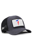 ikon - 1 kaan lisanl antrasit-siyah trucker sapka
