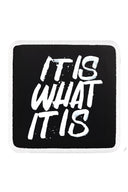 it is what it is logolu