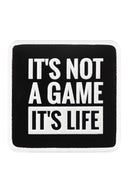 it's not a game it's life logolu