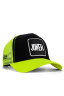 joker logolu neon-siyah trucker sapka