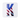 BlackBork V1 Flag of USA Letter K White Patch