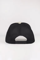 kartal logolu bej-siyah trucker sapka