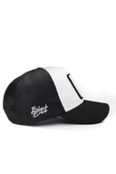 kartal logolu siyah-beyaz trucker sapka
