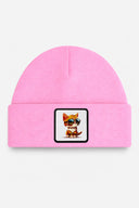 kedi logolu pembe cocuk bere