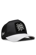 keep going logolu beyaz-siyah trucker sapka