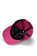 Pink Kids Baseball Cap with Chameleon Patch