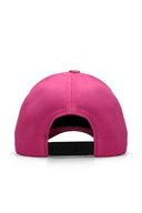 Pink Kids Baseball Cap with Chameleon Patch