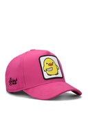 kids civciv logolu pembe cocuk beyzbol sapka