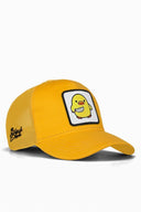 Yellow Kids Trucker Hat with Chick Patch