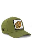 kids jaguar logolu yesil cocuk beyzbol sapka