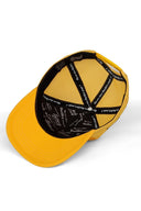 Yellow Kids Trucker Hat with Eagle Patch