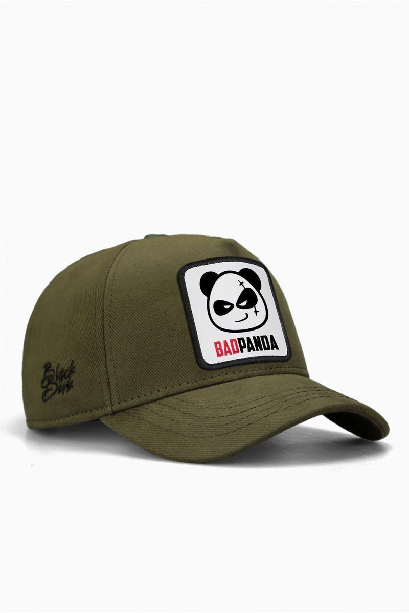 Khaki BlackBörk Baseball Cap with Panda patch
