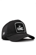 king logolu cordura siyah beyzbol sapka