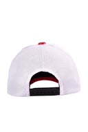 king logolu krmz-beyaz trucker sapka
