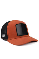 kiremit-siyah trucker cocuk sapka