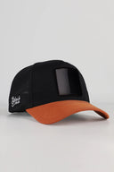 kiremit-siyah trucker sapka