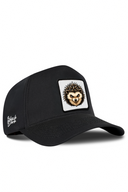 Black Baseball Cap with Hedgehog Patch - BlackBork