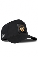 Black Baseball Cap with Hedgehog Patch - BlackBork