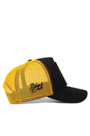 kirpi logolu siyah-sar trucker sapka