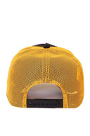 kirpi logolu siyah-sar trucker sapka