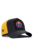 Dark Anthracite & Yellow Trucker Hat with Koala Patch
