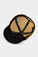 konfor kazan logolu siyah-sar trucker sapka