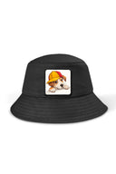 kopek logolu bucket siyah sapka