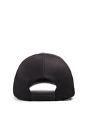 kurt logolu cordura siyah-petrol yesili trucker sapka