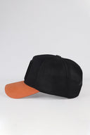 kurt logolu kiremit-siyah trucker sapka